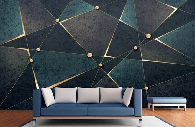 3D Metallic Geometric Patterns 