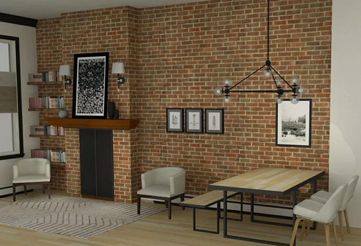Rustic Brick Wallpaper